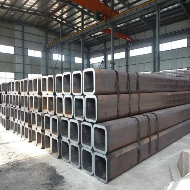 Q345 Hot Rolled Hollow Steel Pipe Carbon Steel Structural Pipe Middle Thickness Square Rectangular Carbon Steel Tube