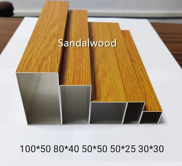 Transfer Wood Grain Aluminum Profiles for Aluminum Windows