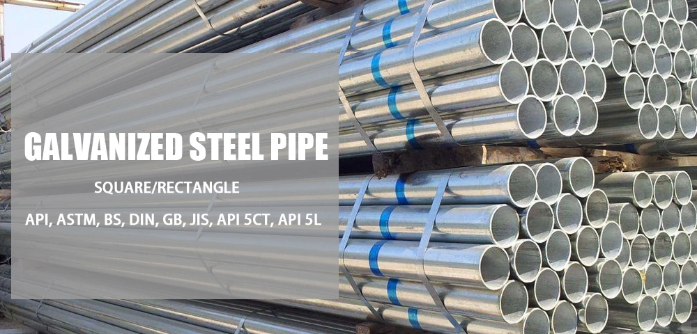 Hot Sales API ASTM A53 Q235 Q345 Q195 Hot Dipped Galvanized Round Gi Steel/Stainless Steel/Carbon Steel/Aluminum Pipe for Machinery