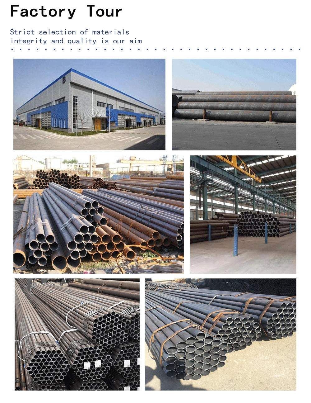High Quality St52 Honed Oil Gas Hydraulic Cylinder Carbon Cold Drawn Seamless Steel Pipe Tube
