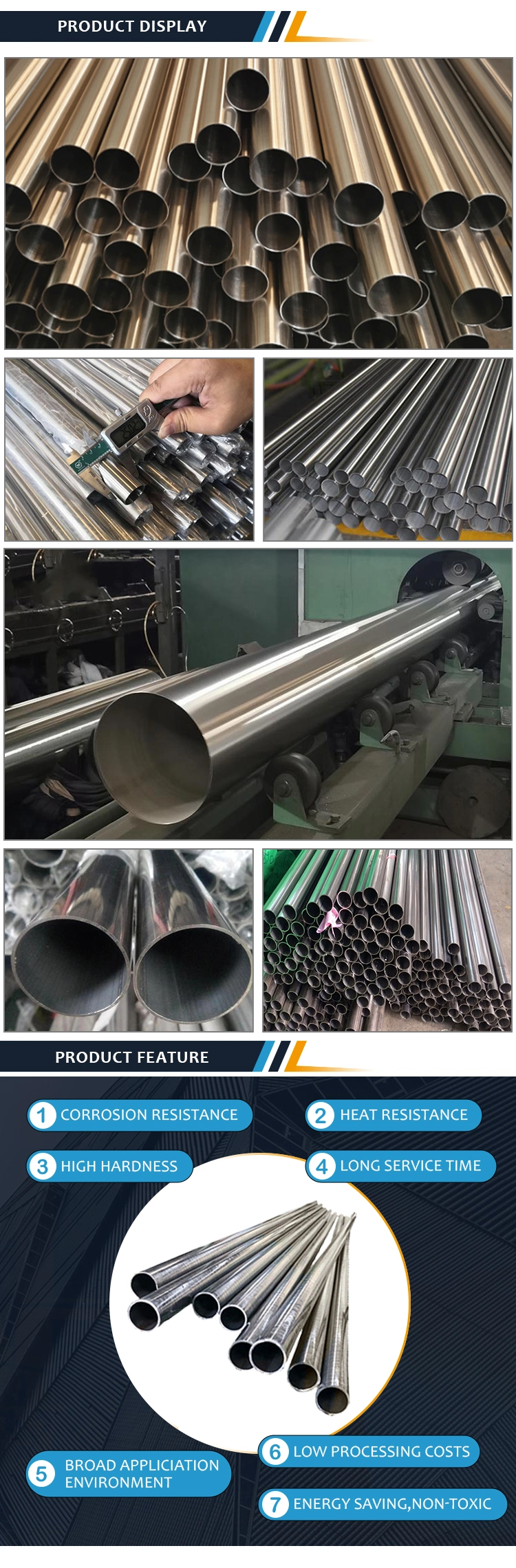 AISI Welded 316 316L Round Stainless Steel Pipe Square Boiler Tube Piping Industrial Aluminum/Galvanized/Copper/Stainless Steel Square Tube