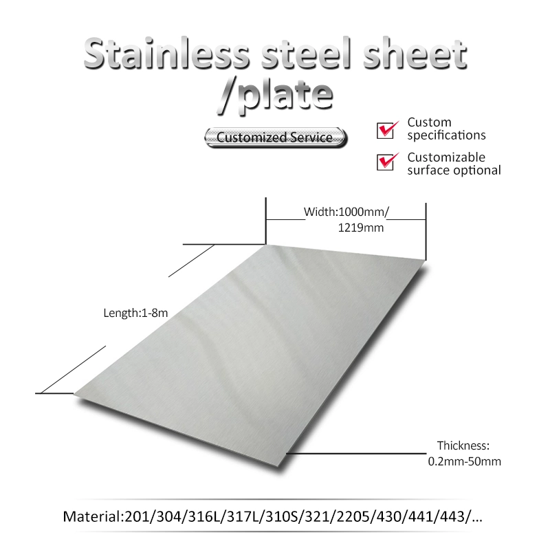 ASTM JIS Tisco 201 304 430 3316L Ba Hl Cold/ Hot Roll Metal Plate Sheet Stainless Steel Strip Coil