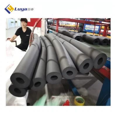 Insulation Air-Conditioning Pipe Rubber Insulated Pipe Red and Blue Casing