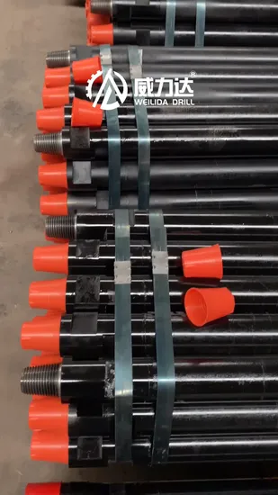 API 5dp Standard 2 3/8′′ 3 1/2′′ Flat Drill Pipe / DTH Water Well Drill Rod