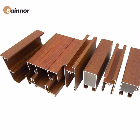 Transfer Wood Grain Aluminum Profiles for Aluminum Windows
