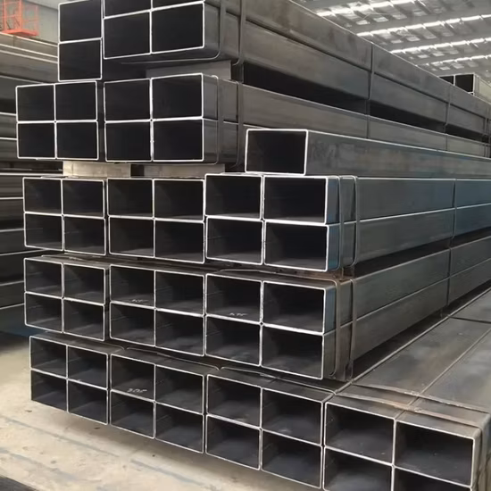 Q345 Hot Rolled Hollow Steel Pipe Carbon Steel Structural Pipe Middle Thickness Square Rectangular Carbon Steel Tube