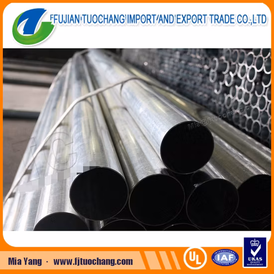 UL 797 Standard Galvanized EMT Steel Electrical Conduit Pipe